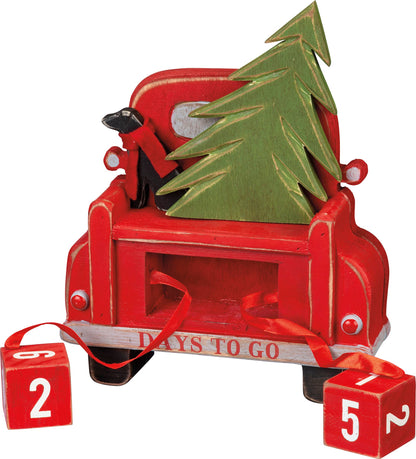 Carved Truck Block Countdown