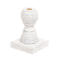 Short White Spindle Flower Holder