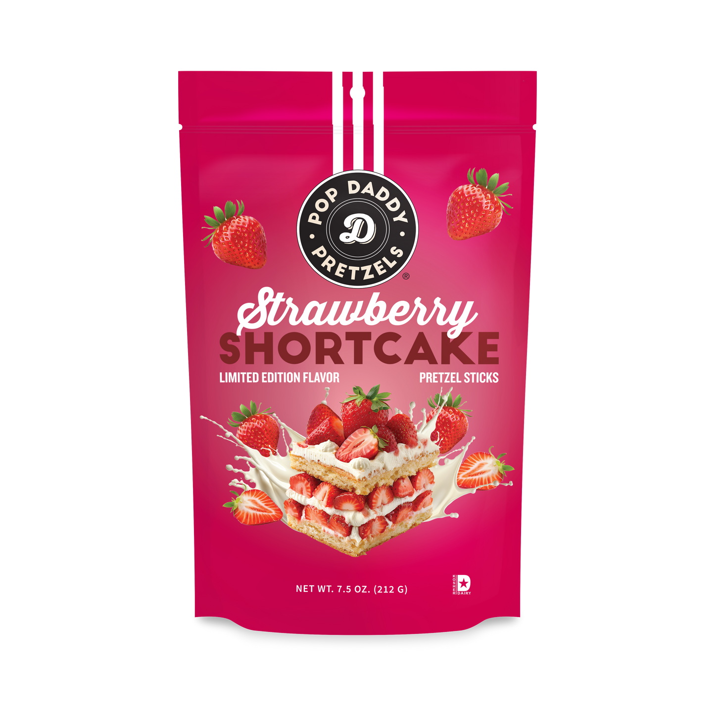 Berry Delicious Strawberry Shortcake Pretzels 7.5oz 🍓🥨