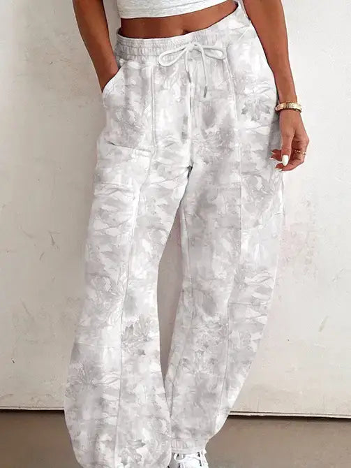 Camo Print Baggy Jogger Sweatpants Women