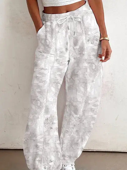 Camo Print Baggy Jogger Sweatpants Women
