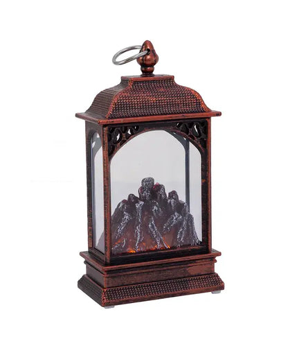5.3"B/O LITE UP LED FIREPLC LANTERN
