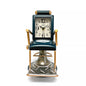 Classic Barber Chair Table Clock-Blue