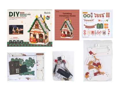 Twinkling Christmas House