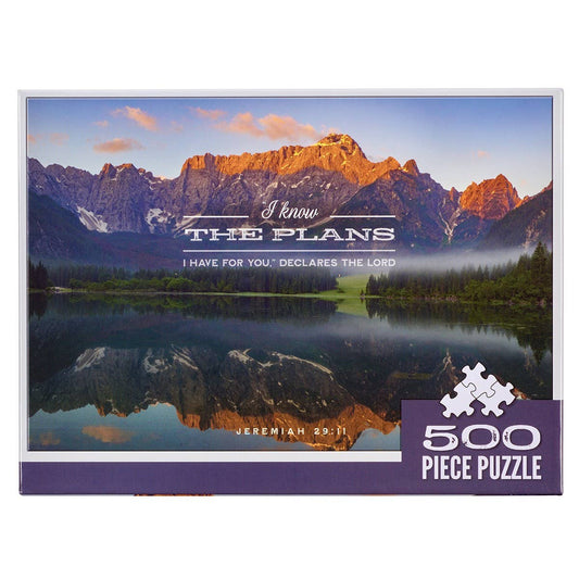 I Know The Plans Grand Tetons 500-piece Jigsaw Puzzle - Jere