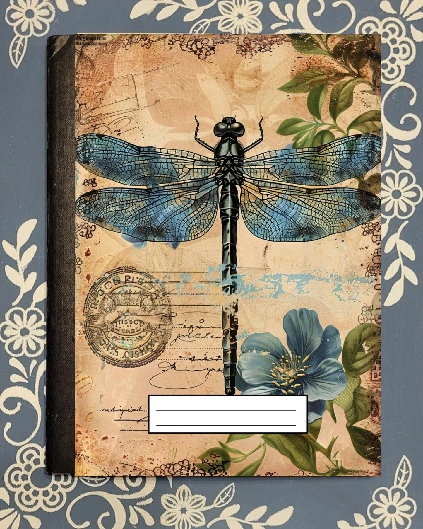 Dragonfly, Covered Notebook