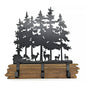 Deers Wooden and Metal Rack with Hook