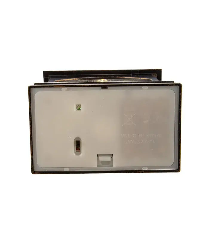 9"BLACK LED SANTA LANTERN W/MOTION