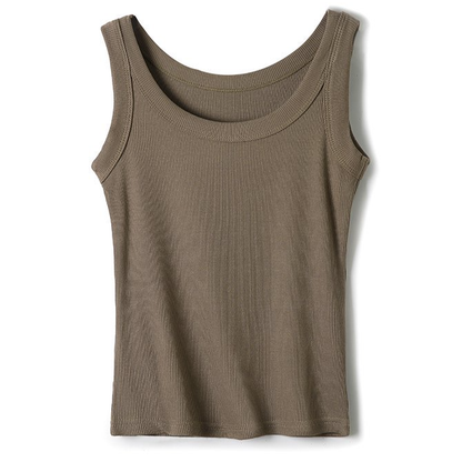 Daily Leisure Essential Basic rib tank top