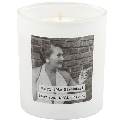 Happy 29th Birthday Candle