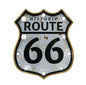 LED Lighted "Route 66" Wall Decor