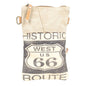 West Us 99 Passport Canvas Bag With Adjustable Strap