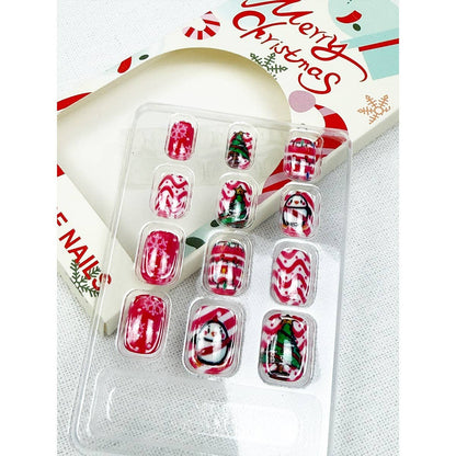 Christmas Theme Fancy Press On Nails