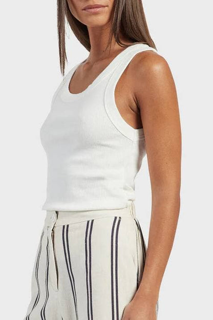 Daily Leisure Essential Basic rib tank top