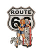 Route 66 Gas Pump Tin Sign
