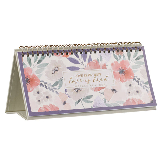 Weekly Planner Love is Patient Love is Kind