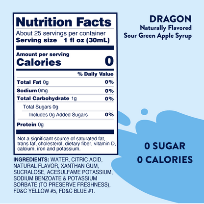 Sugar Free Sour Dragon™ Syrup