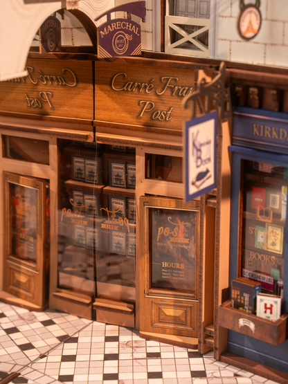 Paris Arcade Date with Dust Cover DIY Book Nook Kit