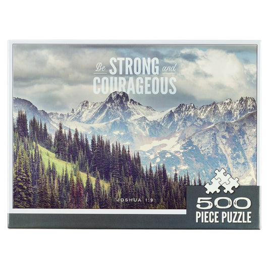 Be Strong & Courageous Pine Valley 500-piece Jigsaw Puzzle -