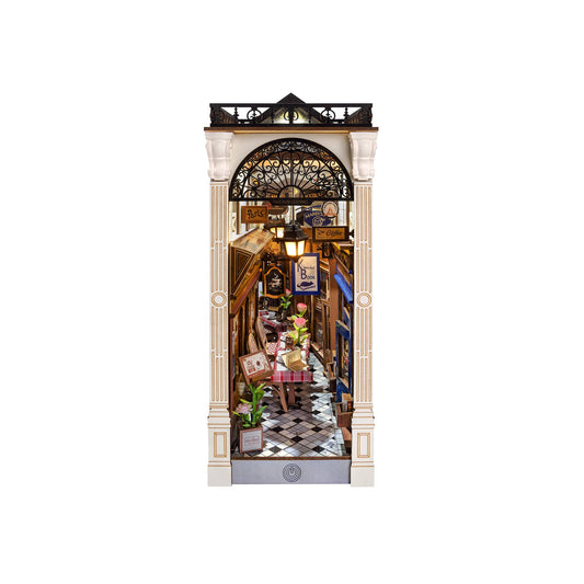 Paris Arcade Date with Dust Cover DIY Book Nook Kit