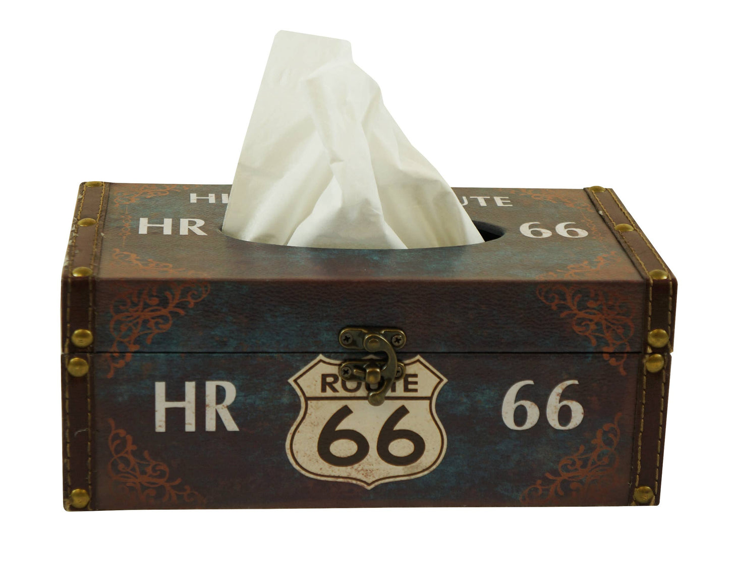 Historic Route 66 Vintage Tissue Box