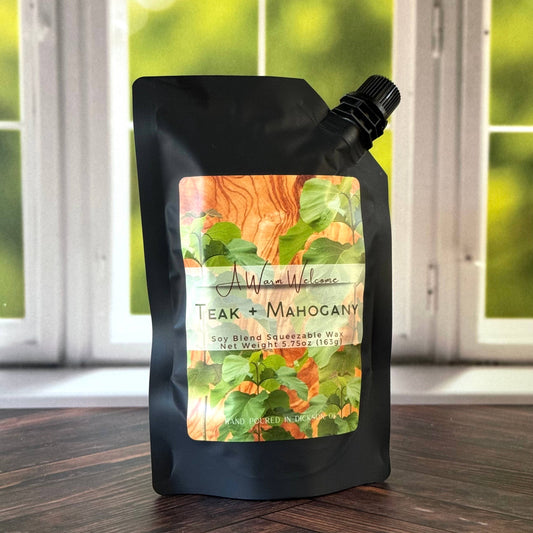 Teak + Mahogany Softie | Super-Scented Squeeze Wax