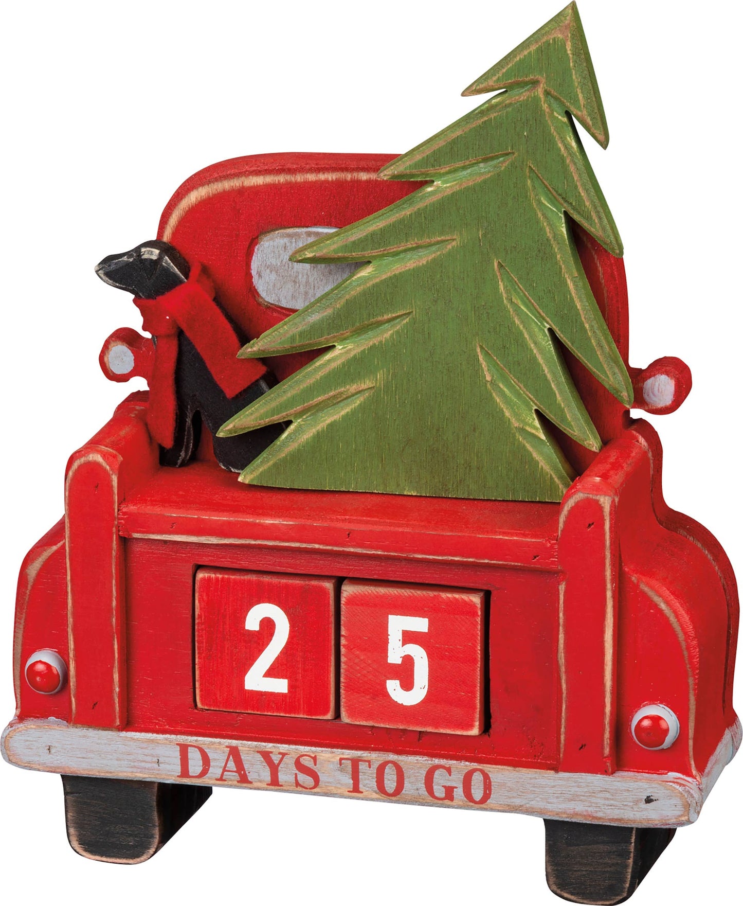 Carved Truck Block Countdown