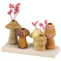 Mushroom Bud Vase