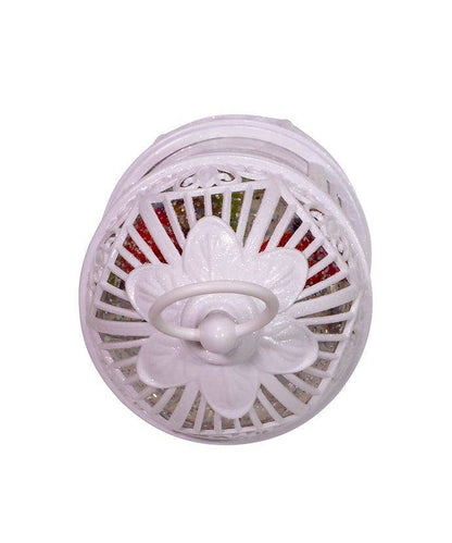 10.25"B/O LED WATER SWIRL BIRD CAGE