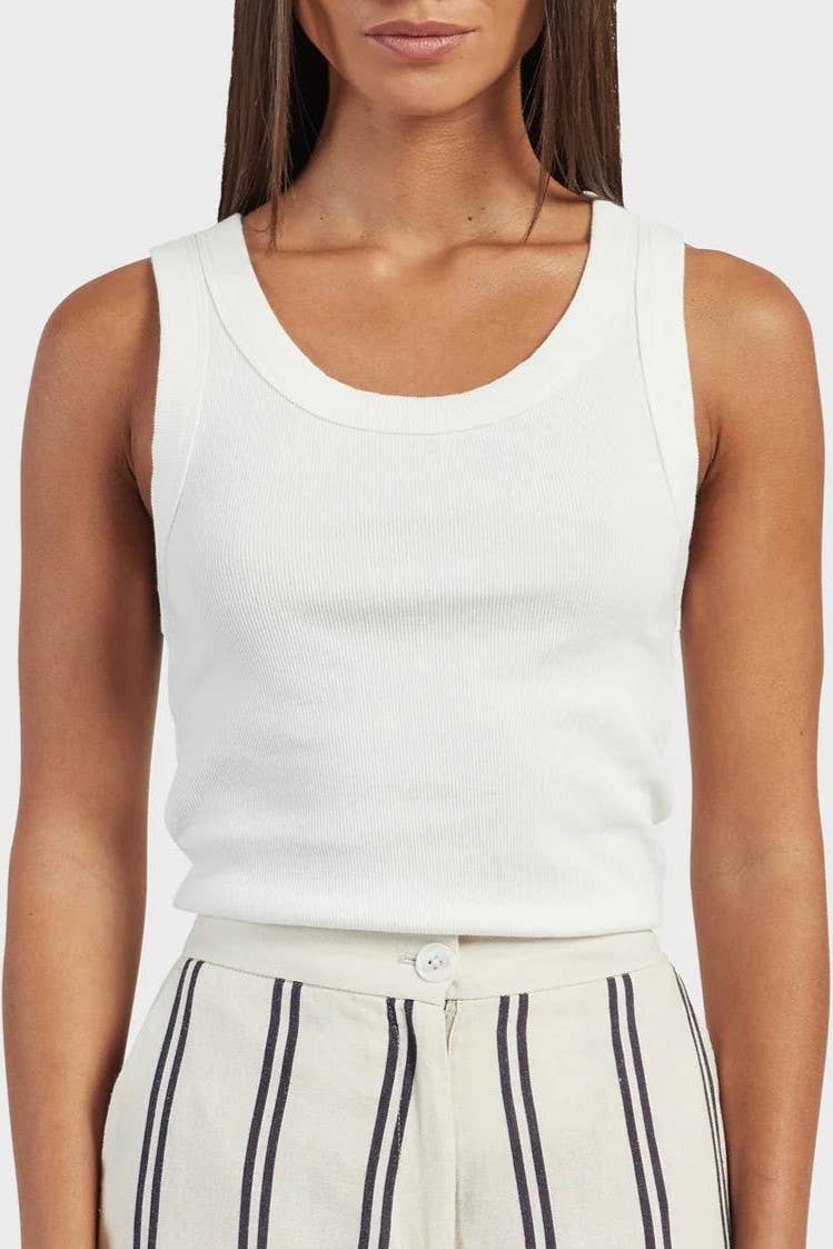 Daily Leisure Essential Basic rib tank top