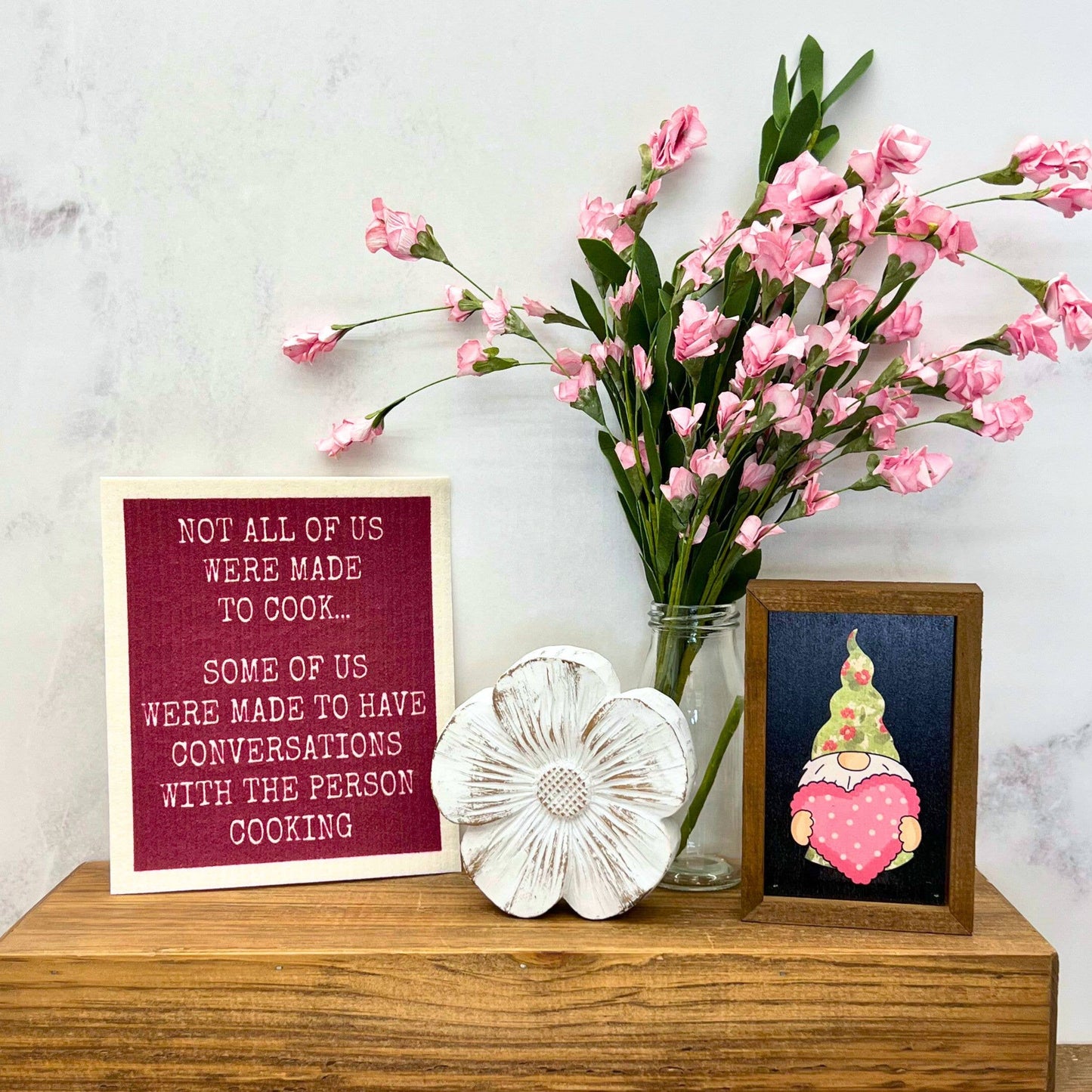 Not all of us were made to cook... Funny Swedish Dishcloths