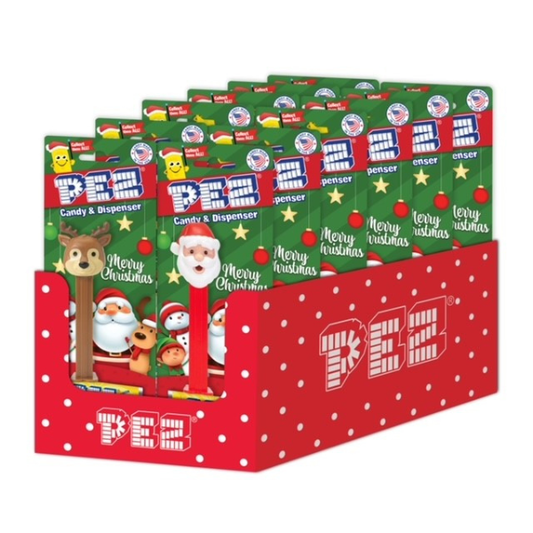 Pez Christmas Blister Assortment, 12ct Display