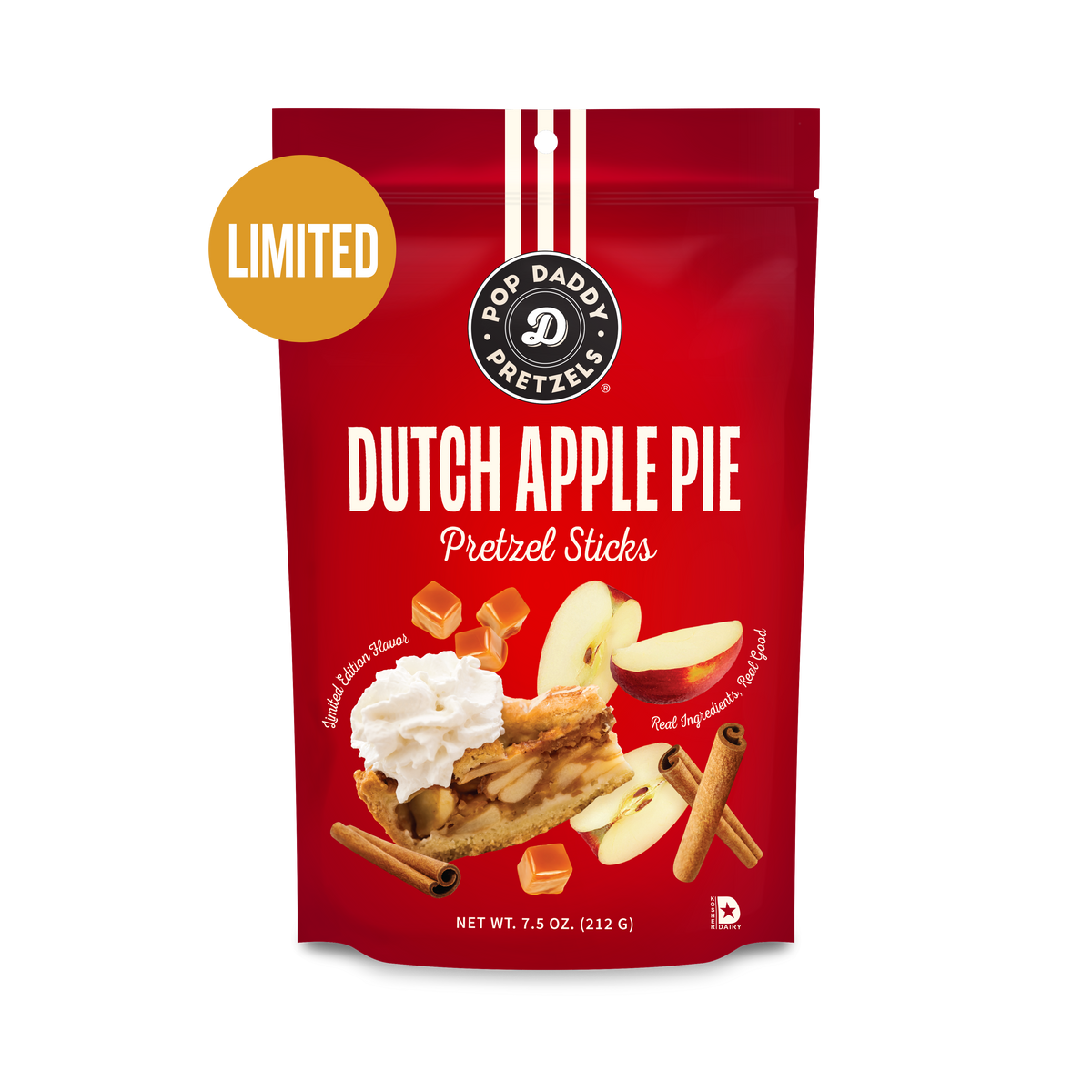Seasoned Pretzels - 7.5oz - Dutch Apple Pie (seasonal)