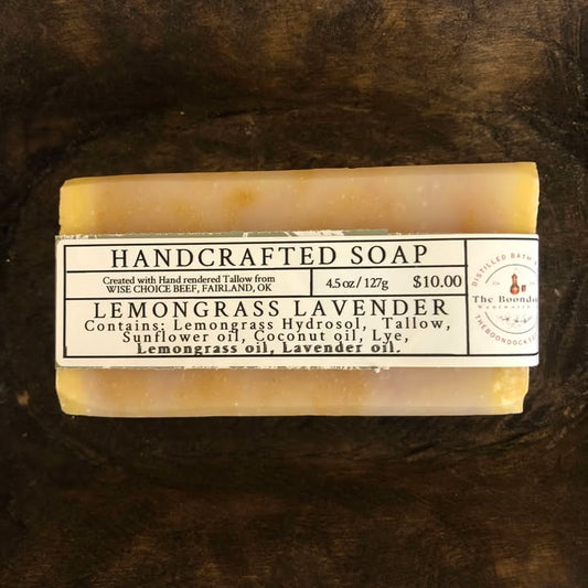 Lemongrass Lavender Tallow Soap