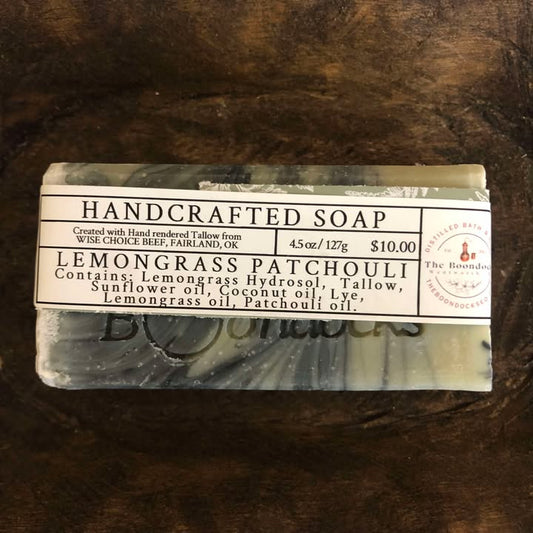 Lemongrass Patchouli Tallow Soap
