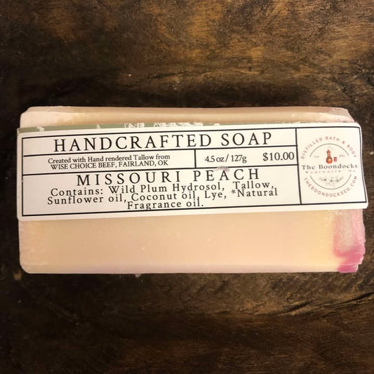 Missouri Peach Tallow Soap