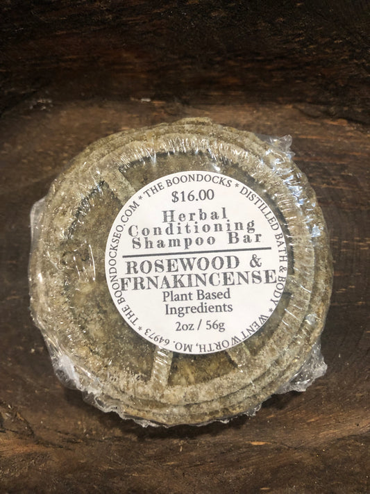 Rosewood & Frankincense Conditioning Shampoo Bar