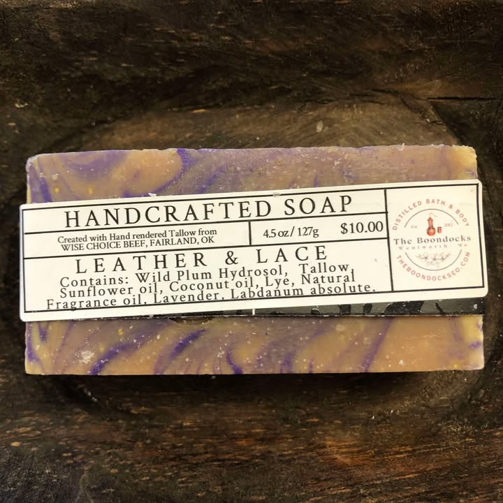 Leather & Lace Tallow Soap