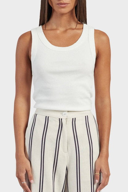 Daily Leisure Essential Basic rib tank top