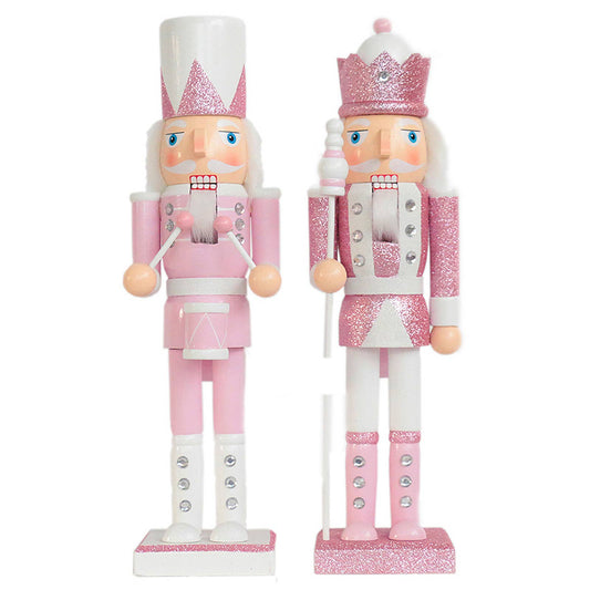 15" Pink Splendor Nutcrackers, 2 asst.