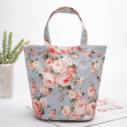 FLOWER PATTERN PORTABLE WASH BAG MAKEUP BAG_CWAB1736