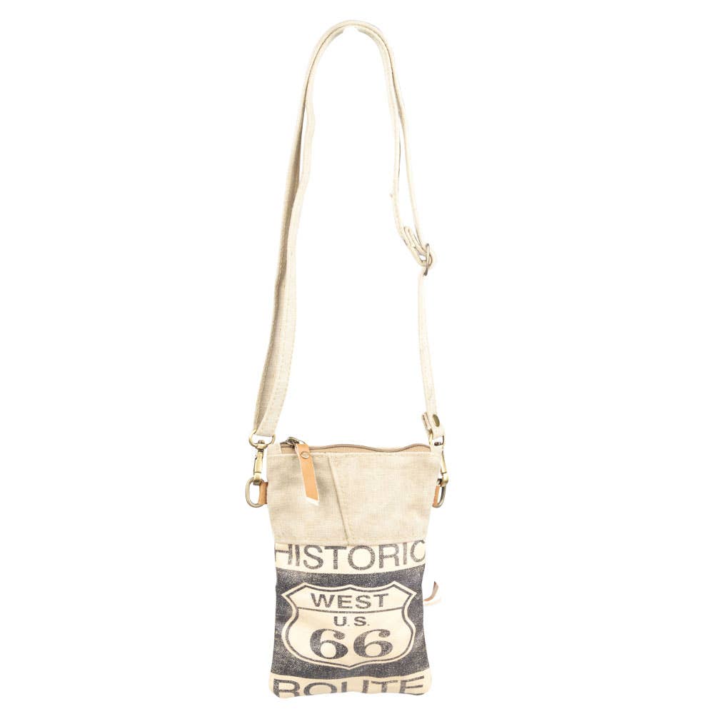 West Us 99 Passport Canvas Bag With Adjustable Strap