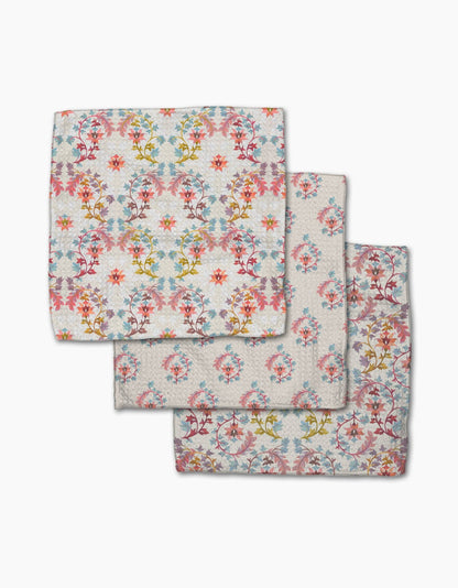 Folk Medallion Dishcloth Set