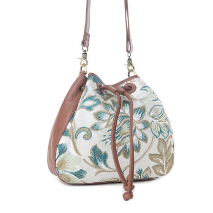 Myra Old Soul Bucket Bag in Alpine White