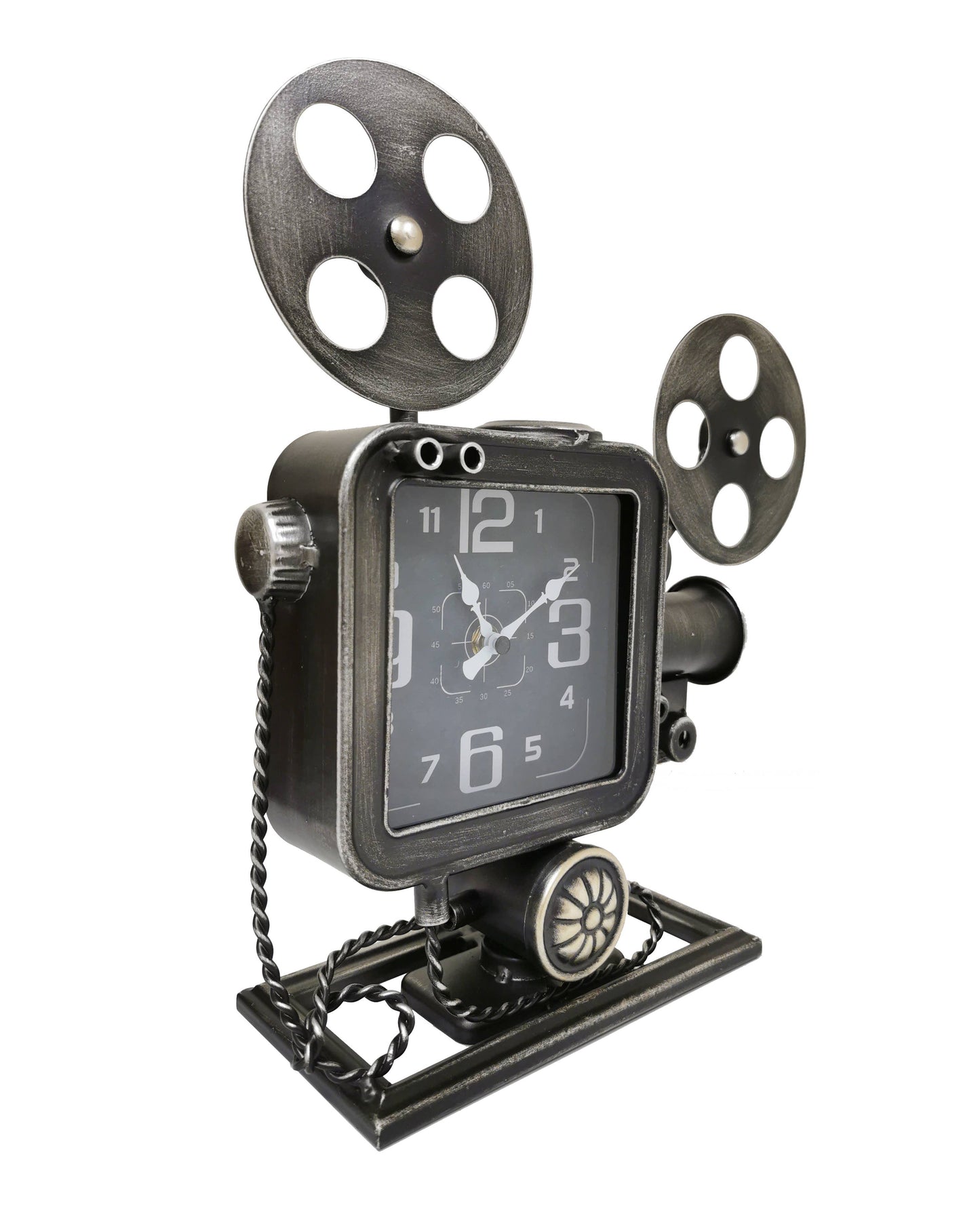 Vintage Film Projector Table Clock