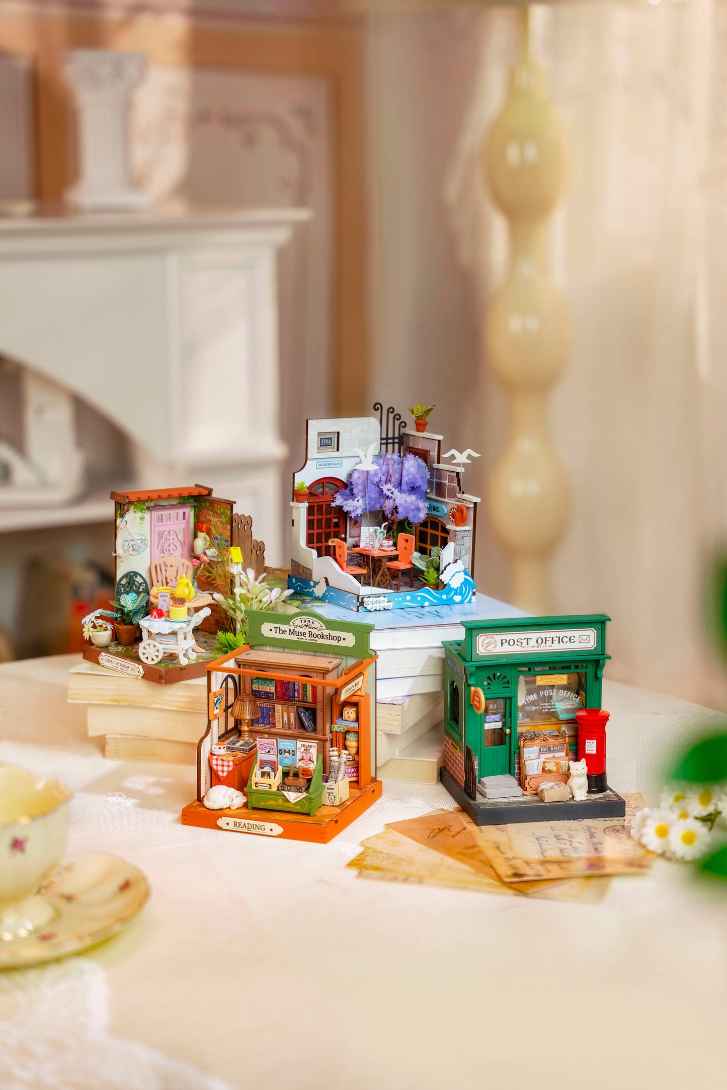DIY Miniature House Kit: Fancy Tea Yard