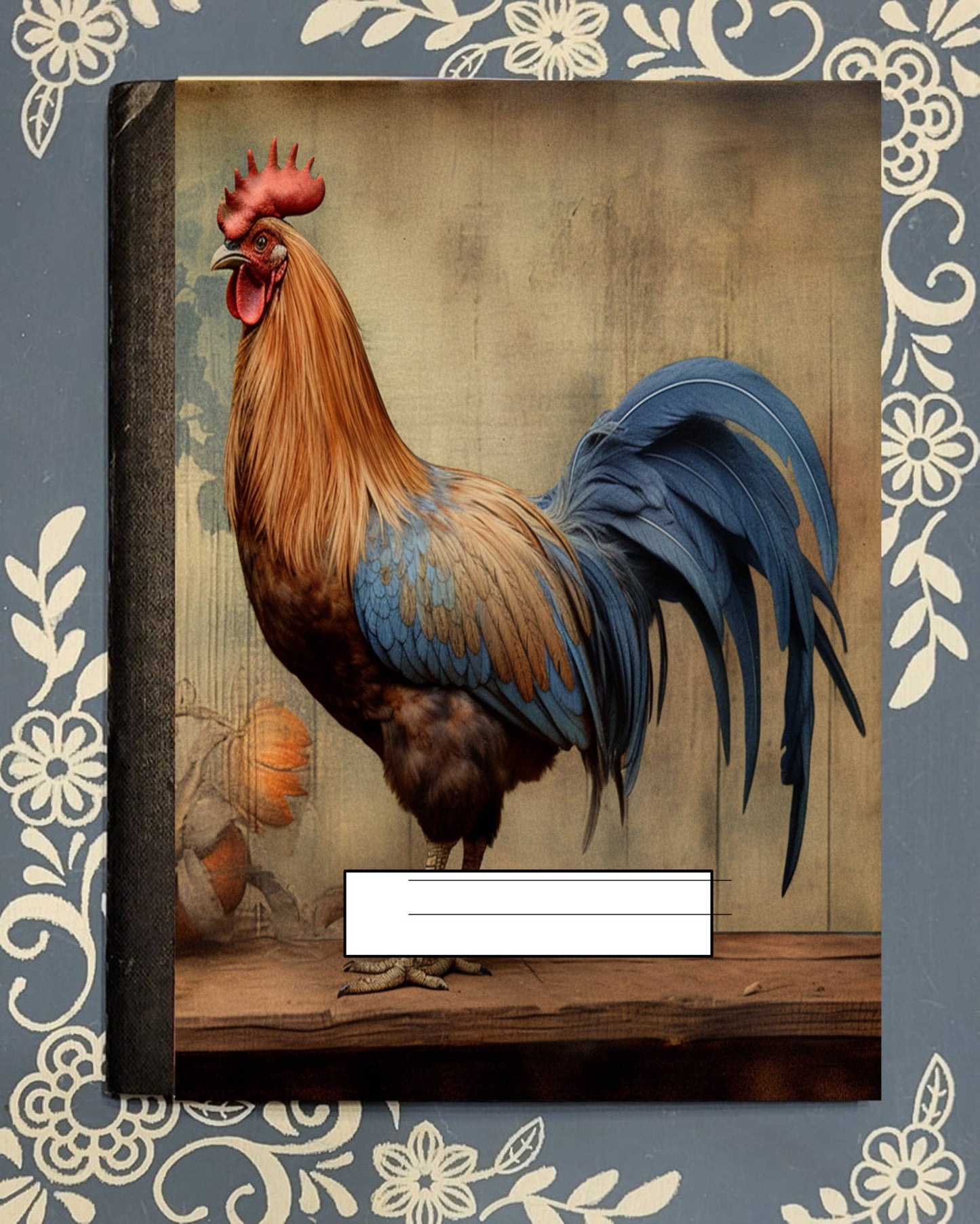 Rooster, Covered Notebook