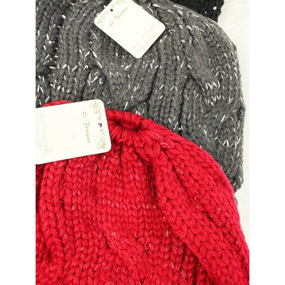 Messy Bun Ponytail Beanie