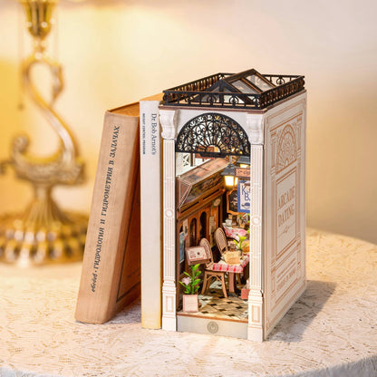 Paris Arcade Date with Dust Cover DIY Book Nook Kit