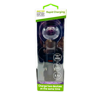 Gadget Gear Plasma Dual USB-C & USB-A Car Charger